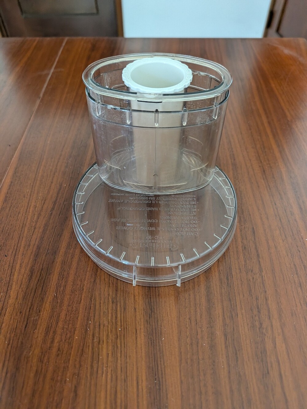 Cuisinart Pro Classic Food Processor DLC-10 Lid Chute Pusher Parts Pre Owned